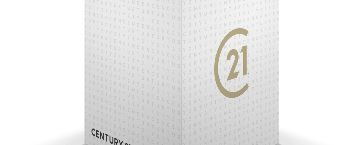 Century 21 Folders, "Pattern" Gold - Image 7