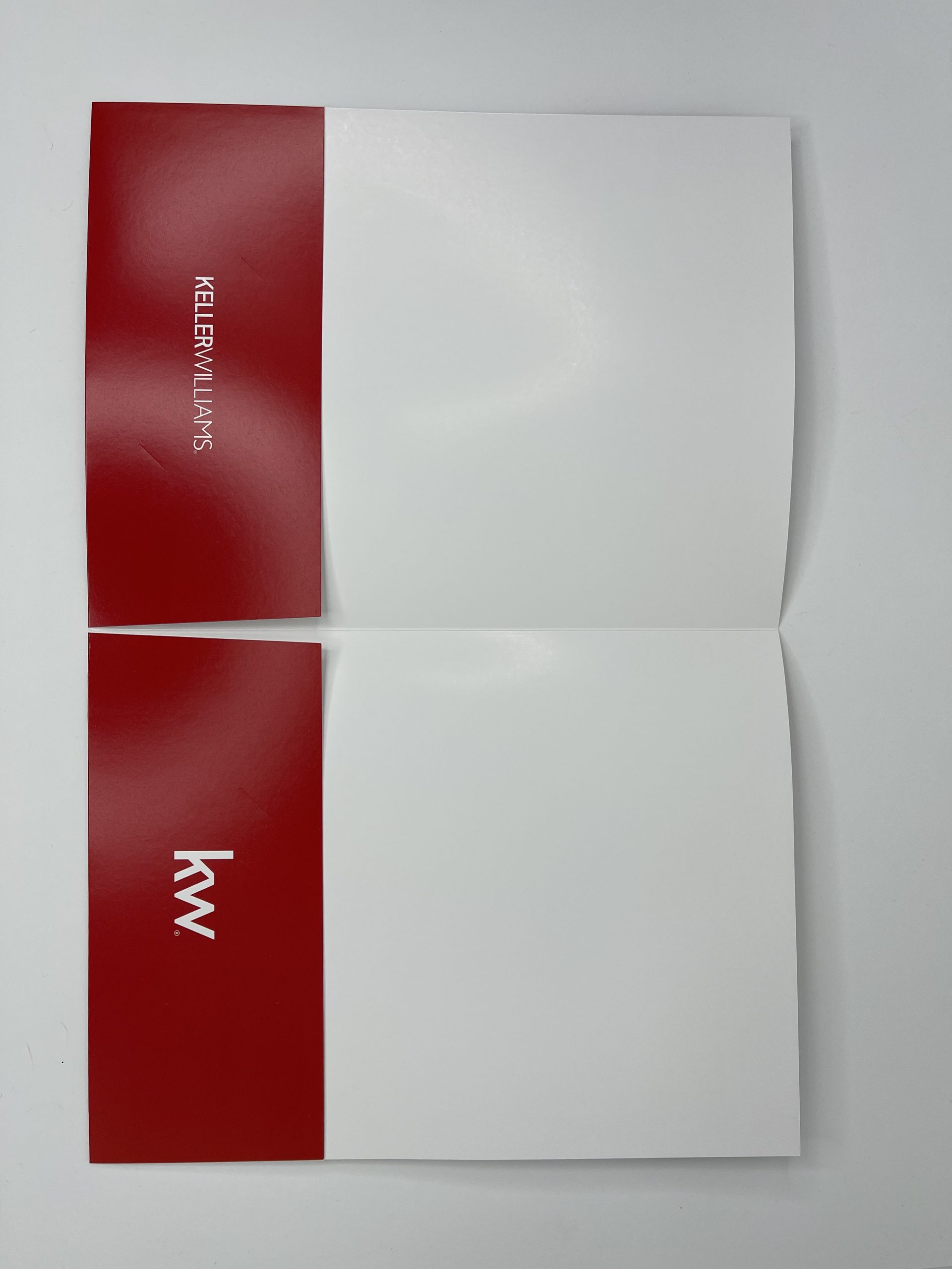 Keller Williams Folders, Red on White - Image 3