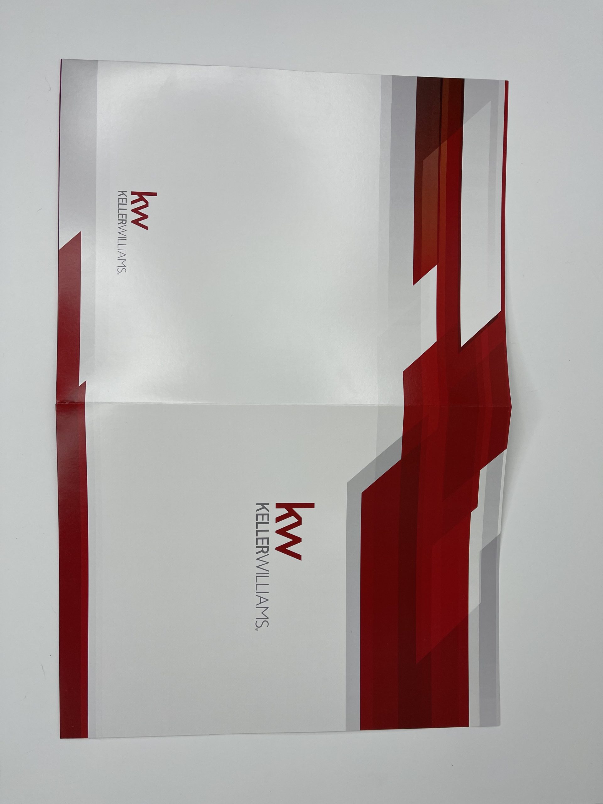 Keller Williams Folders, Red on White - Image 4