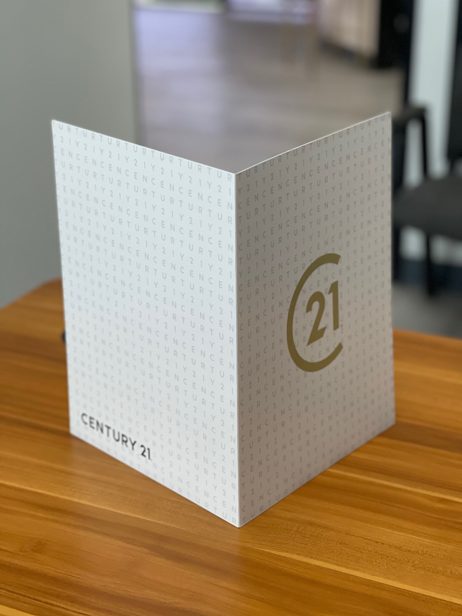 Century 21 Folders, "Pattern" Gold - Image 2