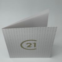 Century 21 Folders, "Pattern" Gold