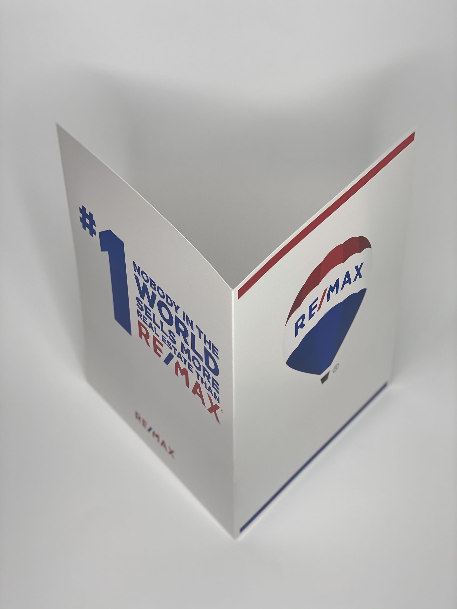 RE/MAX Folders, "No1" White - Image 3
