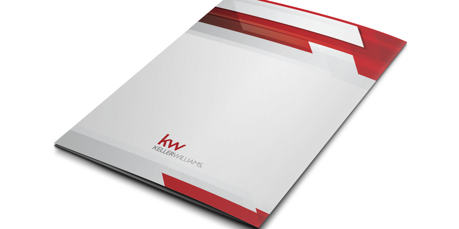 Keller Williams Folders, Red on White - Image 6