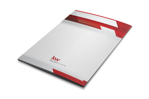 Keller Williams Folders, Red on White - Image 5