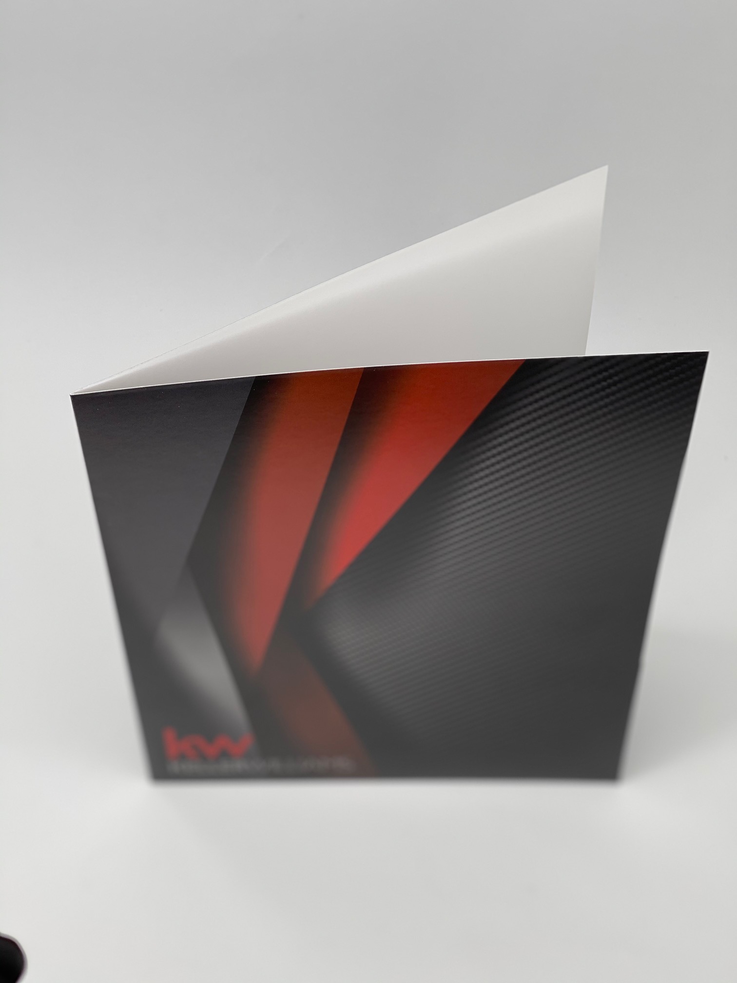 Keller Williams Folders, "Carbon" Red
