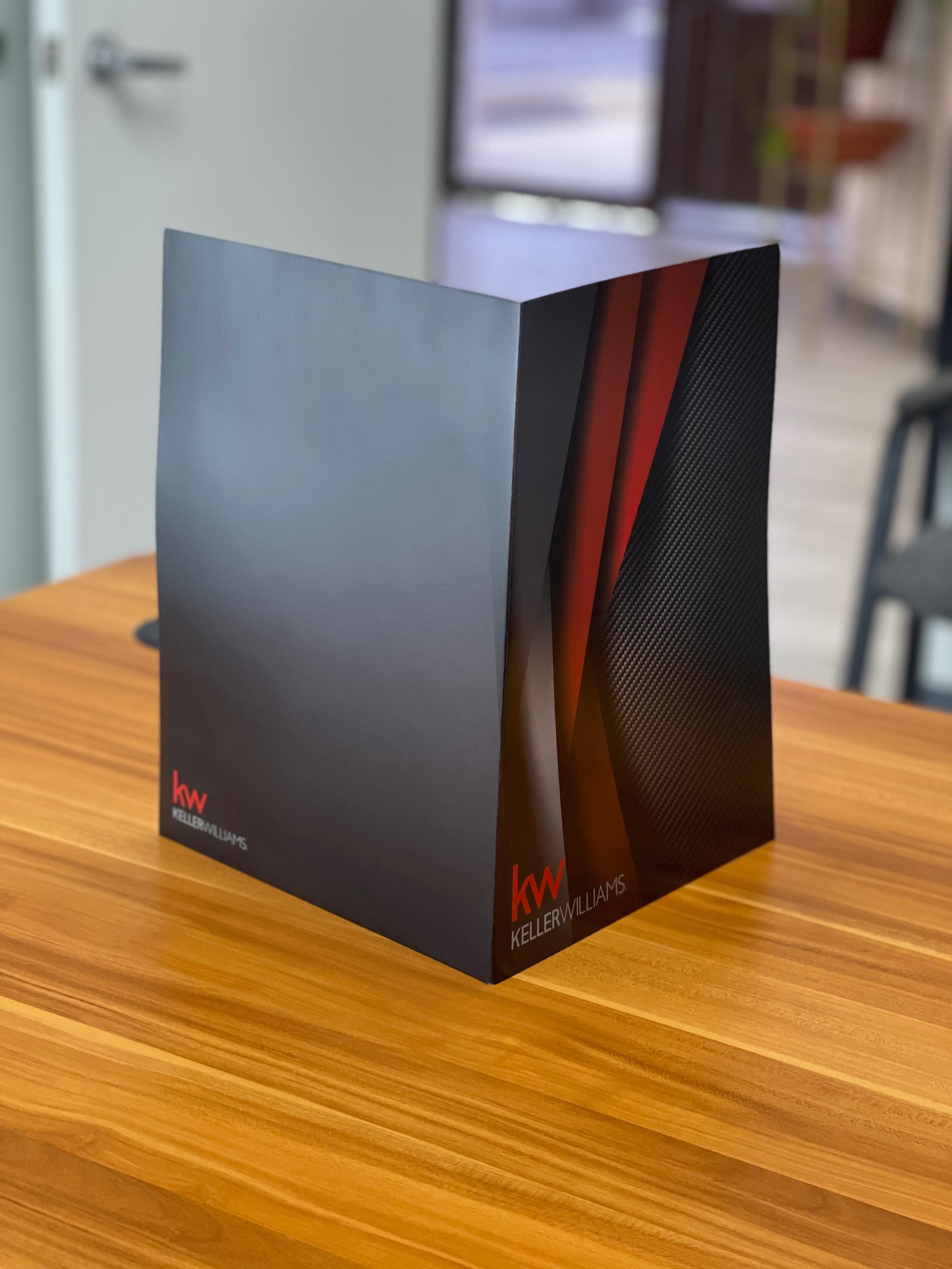 Keller Williams Folders, "Carbon" Red - Image 2